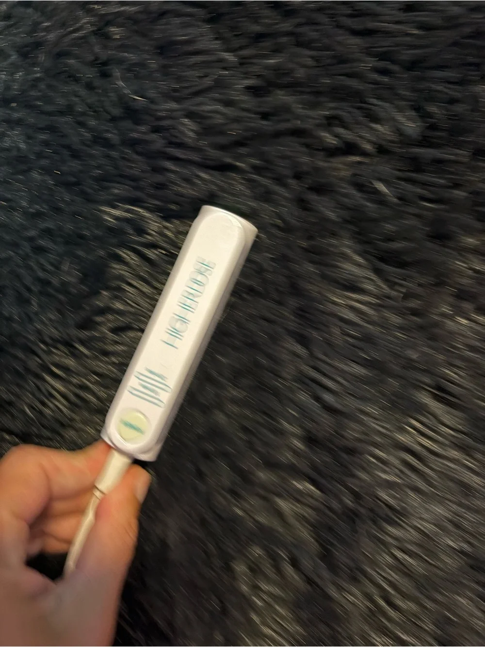 HigherDose White Face Mask with Carry Pouch